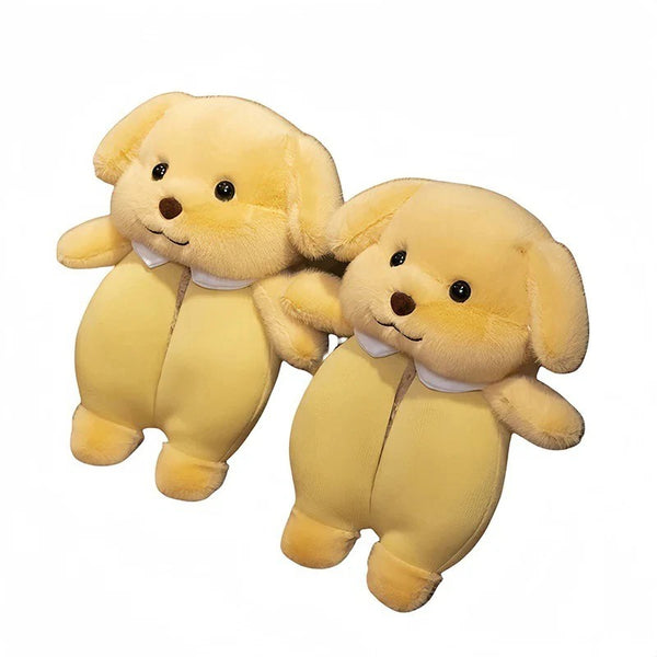Cute Poodle Plush Slippers for Women