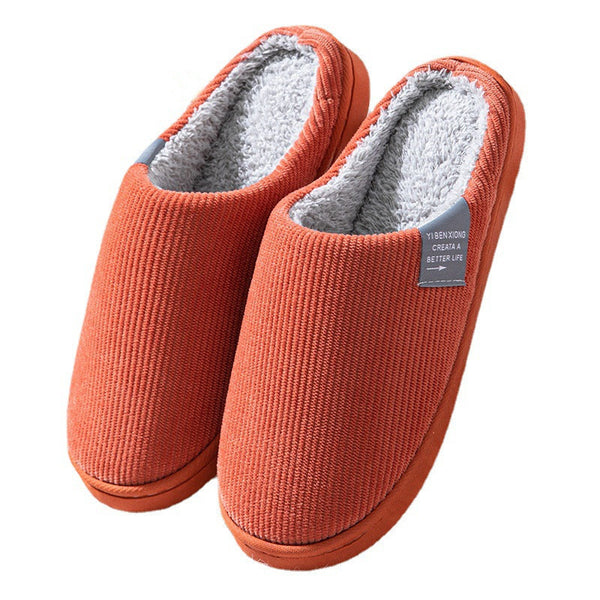 Warm Plush Slippers for Women – Non-Slip Winter Indoor Fleece House Shoes, Cozy Unisex Home Slippers